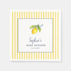 Modern Watercolor lemons Baby shower