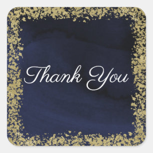 Modern Watercolor Moody Maroon & Gold Wedding Square Sticker