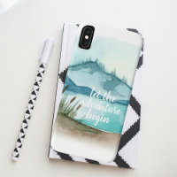 Modern Watercolor Nature Let's The Adventure Begin