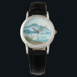 Modern Watercolor Nature Let's The Adventure Begin Watch<br><div class="desc">Modern Watercolor Nature Let's The Adventure Begin</div>
