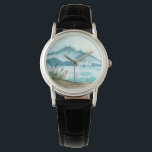 Modern Watercolor Nature Let's The Adventure Begin Watch<br><div class="desc">Modern Watercolor Nature Let's The Adventure Begin</div>