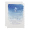Modern watercolor nautical anchor beach wedding