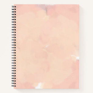 Modern watercolor painting artistic Pink Notebook