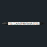 Modern watercolor rainbow teacher thank you gift black ink pen<br><div class="desc">Modern watercolor rainbow teacher thank you gift. You're my hero teacher. Not all heroes wear capes. Beatiful thoughtful gift.</div>