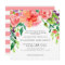 Modern Watercolor Rose Floral Wedding Invitation