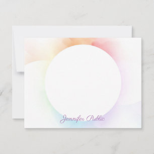 Modern Watercolor Template Handwritten Script