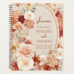 Modern watercolor terracotta burgundy blush floral planner<br><div class="desc">Get ready to swoon over this modern watercolor terracotta burgundy blush floral planner design that is pure wedding stationery perfection! The intricate blend of terracotta, burgundy, and blush tones creates a harmonious canvas, perfect for organising the big day in style. This stunning planner is like a work of art that...</div>
