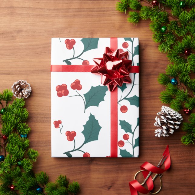 Modern Watercolor  Wrapping Paper (Holiday Gift)