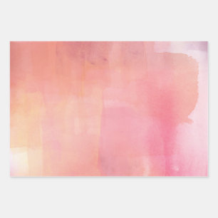 Modern Watercolor Wrapping Paper Sheet
