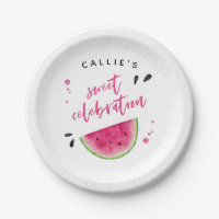 Modern Watermelon Birthday Party