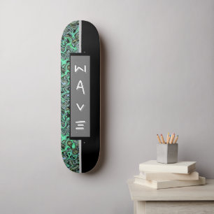 Modern Wave Custom Skateboard