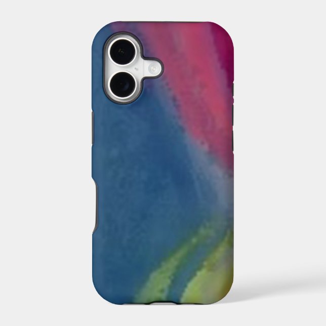 Modern waves_ oils marble pattern-iphone5 (Back)
