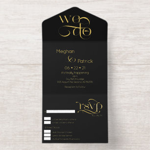 Modern We Do Text All In One Invitation
