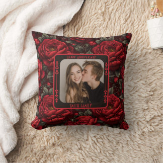 Modern Wedding 20Th Anniversary Throw Pillow