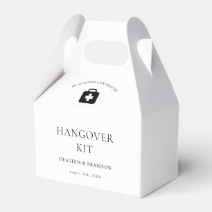 Modern Wedding Hangover Kit Favour Box