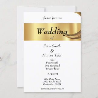 MODERN WEDDING INVITATION