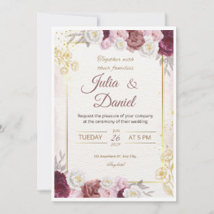 Modern Wedding Invitation Cards