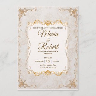Modern Wedding Invitation | Elegant Romantic 