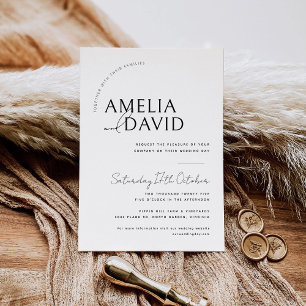 Modern Wedding Invitation Template