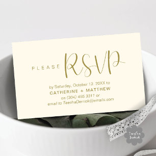 Modern Wedding Invites RSVP Reminder