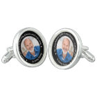 Modern Wedding Memorial Father Son 2 Photo Groom 