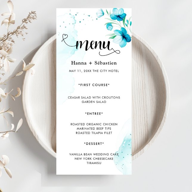 Modern  Wedding Menu (Creator Uploaded)