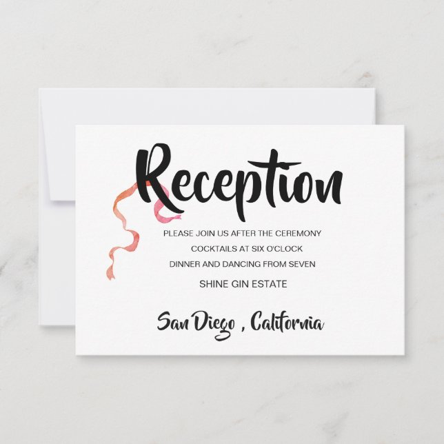 Modern  Wedding Music Festival Field Event Save The Date (Front)