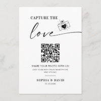Modern Wedding Photos Capture the love QR Code