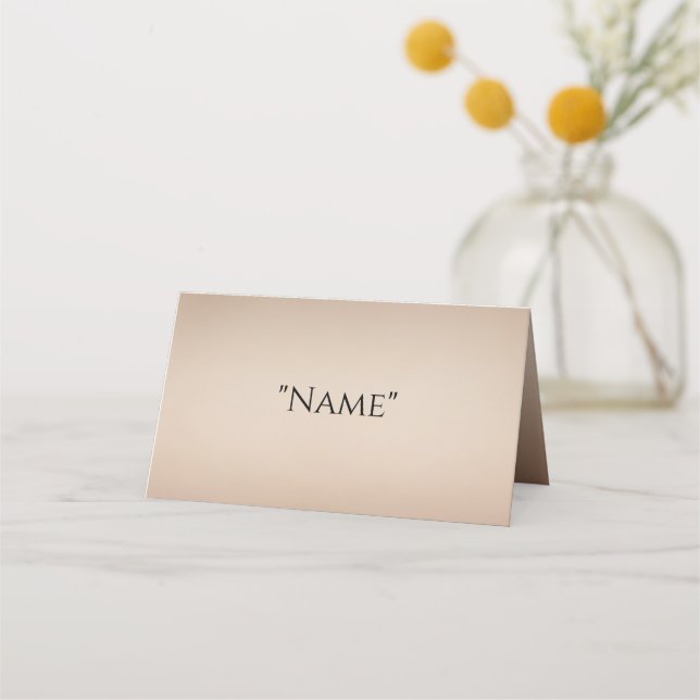Modern Wedding Place Cards (Front)