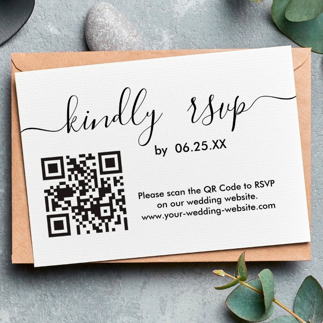 Modern Wedding RSVP Online Website With QR Code (Creator Uploaded)