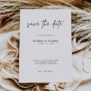 Modern Wedding Save the Date Template