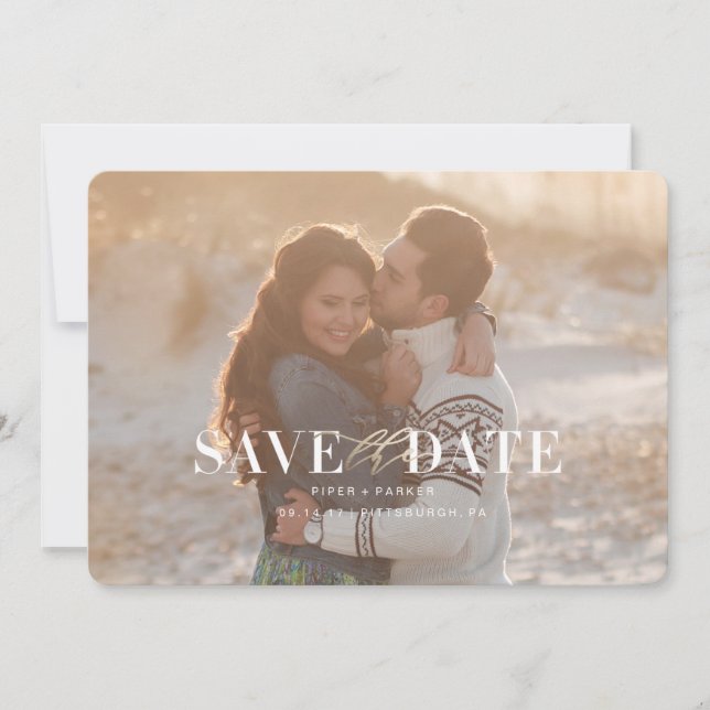Modern Wedding Save the Dates Save The Date (Front)