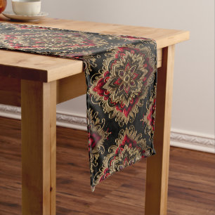 Modern wedding table runner for dining table