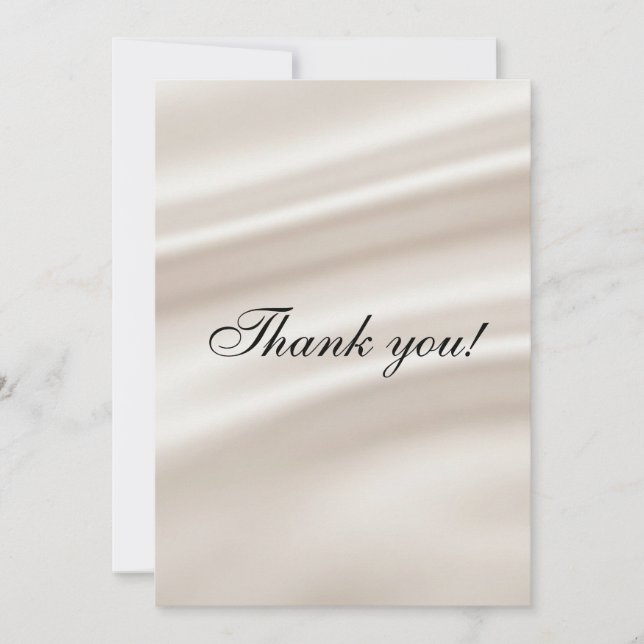 Modern Wedding Thank You Card (Front)