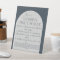 Modern Wedding Time Capsule Pedestal Sign Custom