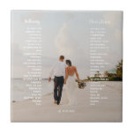 Modern Wedding Vow Art Gift Ceramic Tile<br><div class="desc">Style your wedding vows into a beautiful  work of art.  A lovely gift and keepsake for newlyweds,  anniverary,  renewal of marriage vows,  and more.  Easily personalise with your names and wedding vows of choice.</div>