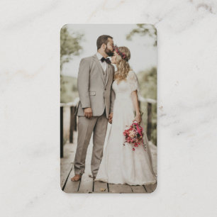 Modern Wedding Website QR RSVP Photo Enclosure Business Card