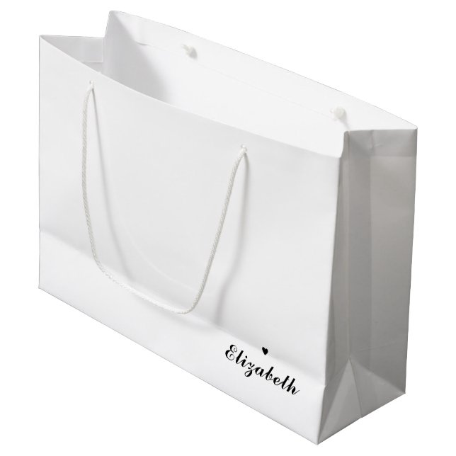 Modern wedding welcome bag hotel guest bags  (Front Angled)