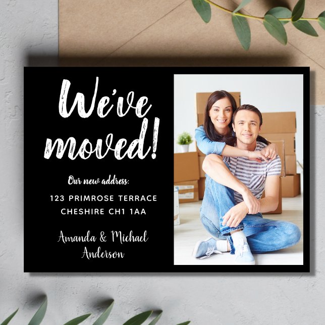 Modern We've Moved New Change of Address Photo Announcement (Creator Uploaded)