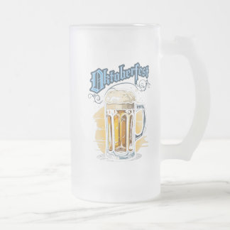 Modern What Beer is Brewing Frosted Glass Beer Mug