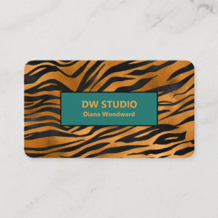 Modern Whimsical Girly Business Card