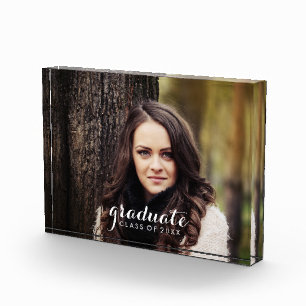 Modern Whimsical Graduation Photo Block