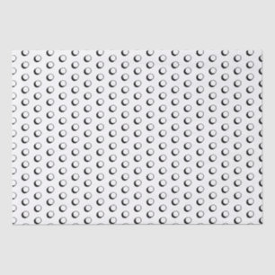 Modern white and black polka dots pattern fun cute tissue paper