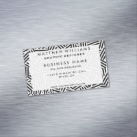 Modern White and Black Stripes Collage Pattern