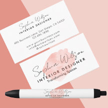 Modern White Business Signature Logo