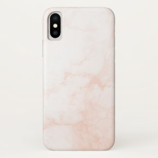 Modern White & Golden Marble iPhone X Case