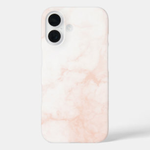 Modern White & Golden Marble iPhone 16 Case