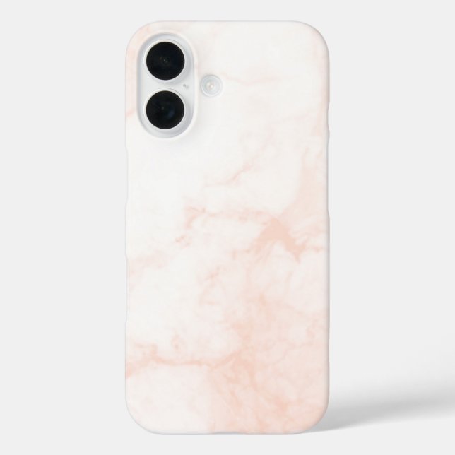 Modern White & Golden Marble Case-Mate iPhone Case (Back)