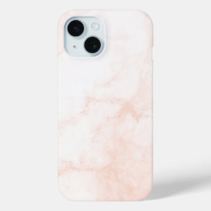 Modern White & Golden Marble iPhone 15 Case