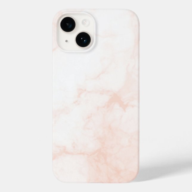 Modern White & Golden Marble Case-Mate iPhone Case (Back)